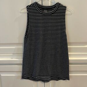 Modern Lux Black & White Stripe Tank